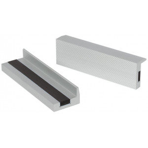 Įrankis Cyclus Tools protective aluminum vice jaws finely grooved magnetic 100 mm 2 vnt. (720317)