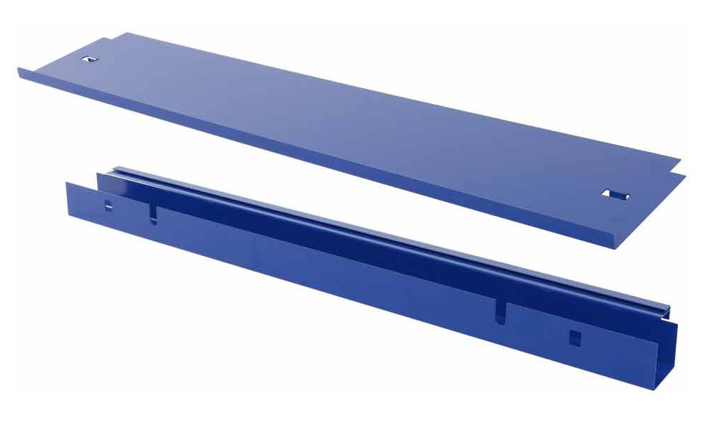 Darbo stalo servisui dalis Cyclus Tools System 500 media board 10 x 100 x 6 cm for perforated wall 720810 blue (720811) - 1