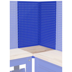 Darbo stalo servisui dalis Cyclus Tools System 500 corner module 89 x 50 x 50 cm for workbench blue (720813)