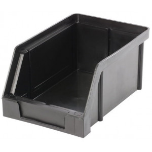 Darbo stalo servisui dalis Cyclus Tools System 500 stacking box for holding rail 720812 7 x 10 x 15 cm black (720815)