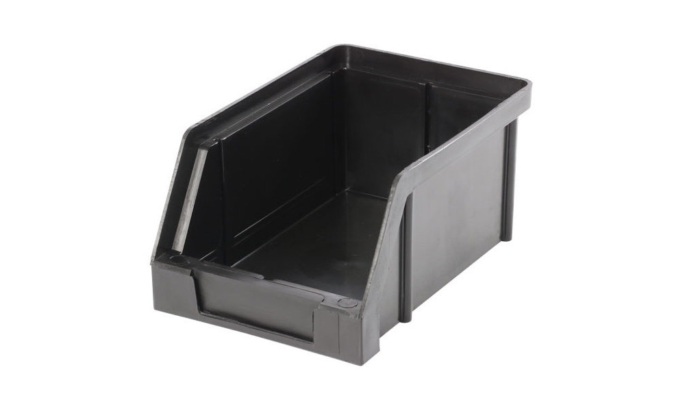 Darbo stalo servisui dalis Cyclus Tools System 500 stacking box for holding rail 720812 7 x 10 x 15 cm black (720815) 