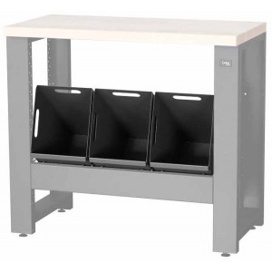 Darbo stalo servisui dalis Cyclus Tools System 500 trash can 25 liters for workbench 720851 anthracite 3 vnt. (720855)