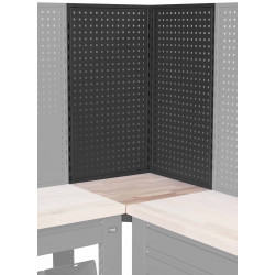 Darbo stalo servisui dalis Cyclus Tools System 500 corner module 89 x 50 x 50 cm for workbench anthracite (720862)