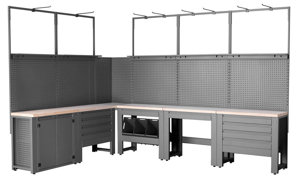 Darbo stalas servisui Cyclus Tools Ralf System 500 37-piece 259 x 500 x 50 cm anthracite (720896) - 1