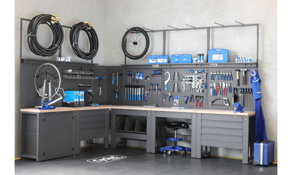 Darbo stalas servisui Cyclus Tools Ralf System 500 37-piece 259 x 500 x 50 cm anthracite (720896) - 2