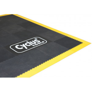 Grindų plytelė servisui Cyclus Tools Industry PVC 50 x 50 x 0.7 cm black 10 vnt. (730031)