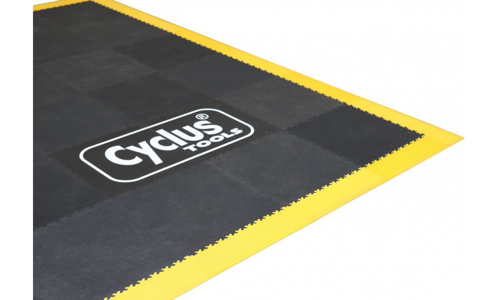 Grindų plytelė servisui Cyclus Tools Industry PVC 50 x 50 x 0.7 cm black 10 vnt. (730031) 