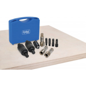 Raktų komplektas Cyclus Tools for crank repair and removal/installation with case (720264K)