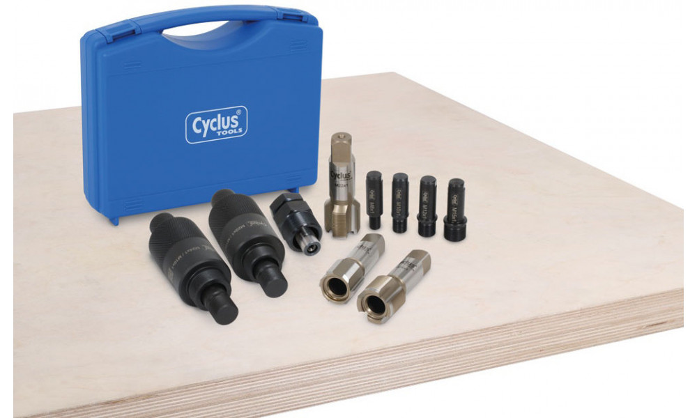 Raktų komplektas Cyclus Tools for crank repair and removal/installation with case (720264K) 