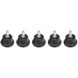 Kėdės servisui dalis Cyclus Tools anti-slip rubber foot 50 mm for Crepper 2.0 720669 5 vnt. (720679)