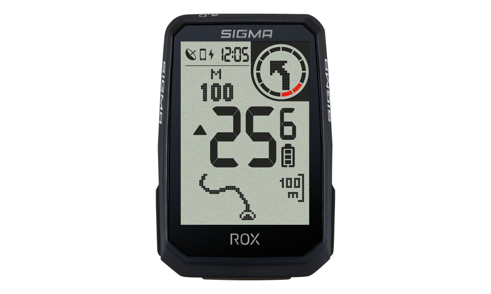 Dviračio kompiuteris SIGMA ROX 4.0 Endurance GPS Black HR Set - 2