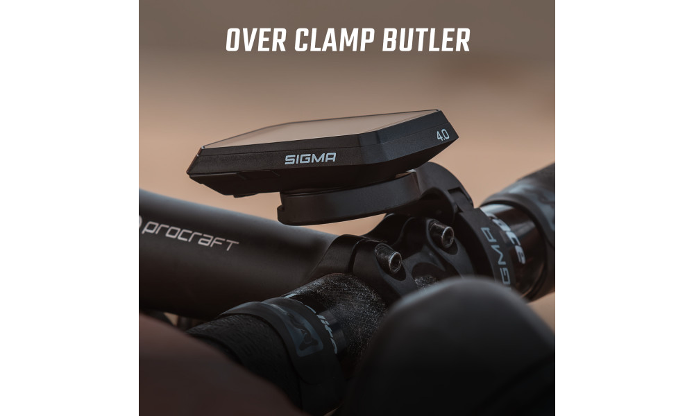 Dviračio kompiuteris SIGMA ROX 4.0 Endurance GPS Black Sensor Set - 6