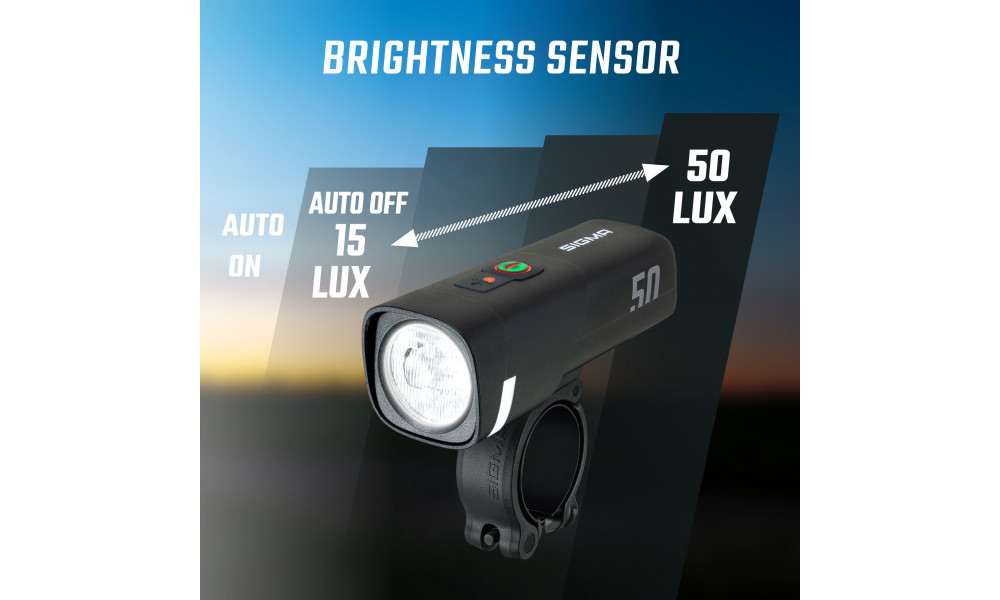 Apšvietimo komplektas Sigma Aura 50 + Hiro 10 USB - 10