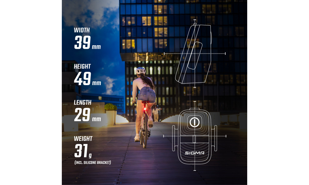 Apšvietimo komplektas Sigma Buster 150 + Nyte 10 USB - 6