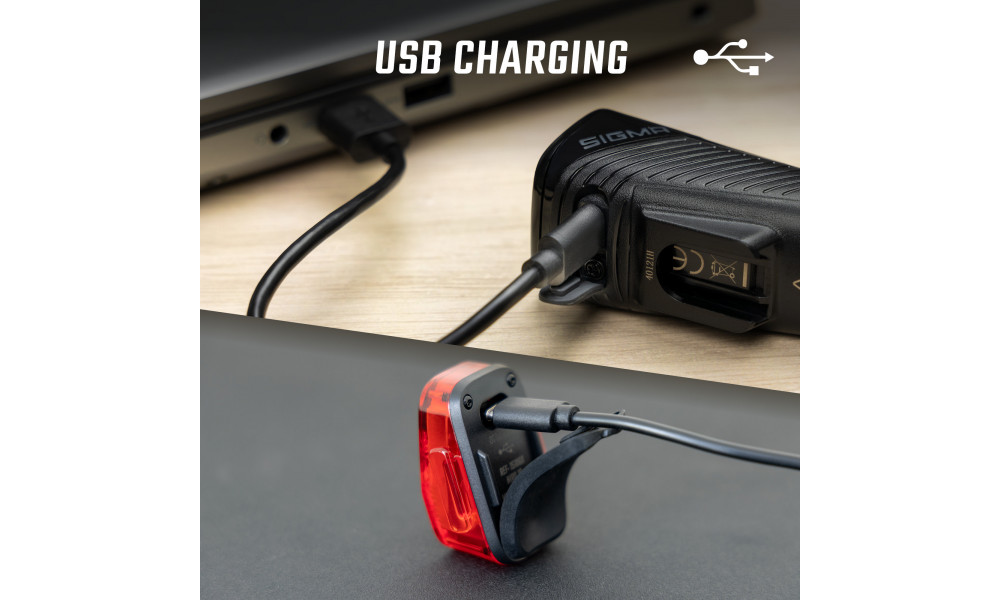 Apšvietimo komplektas Sigma Buster 150 + Nyte 10 USB - 18