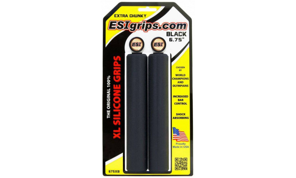 Vairo rankenėlės ESI Extra Chunky XL black - 2