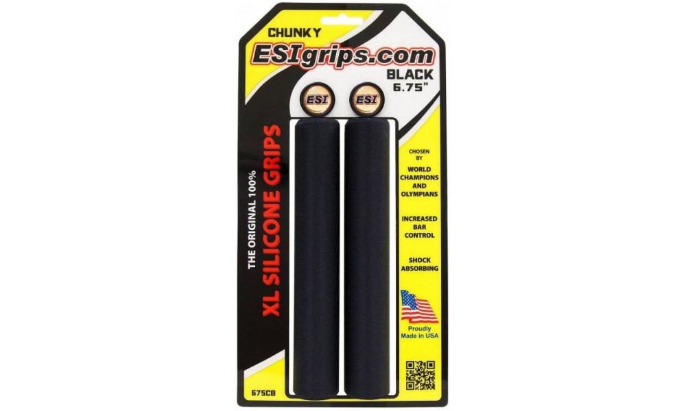 Vairo rankenėlės ESI Chunky XL black 