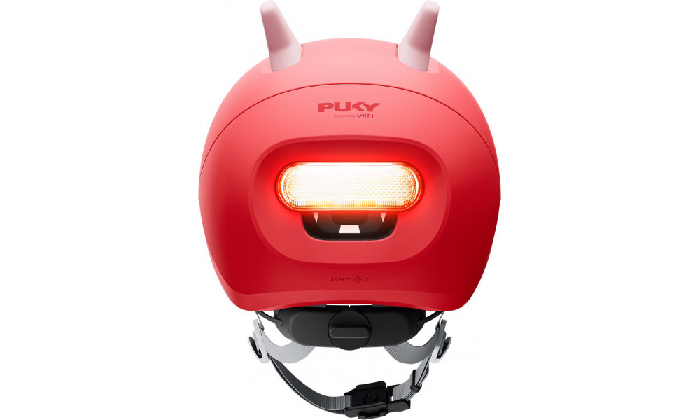 Šalmas PUKY Sparky Junior + lamp red - 3