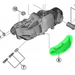 Baterijos laikiklis Shimano RD-M8250/RD-M6250/RD-RX827