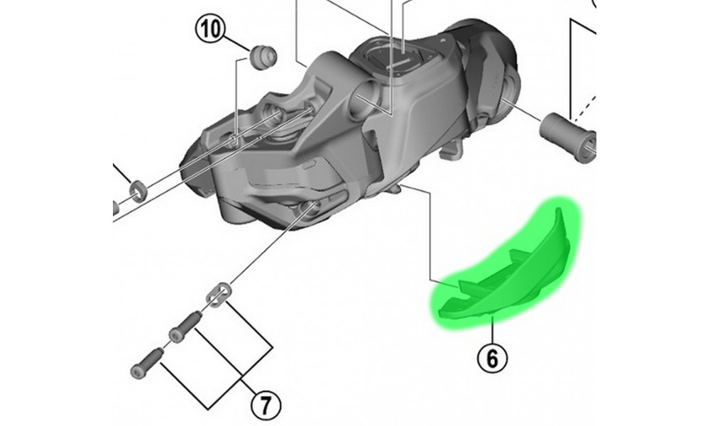 Baterijos laikiklis Shimano RD-M8250/RD-M6250/RD-RX827 