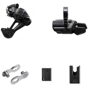 Važiuoklės atnaujinimo dalių komplektas Shimano DEORE Di2 RD-M6250 SGS + SW-M6250-R clamp 1x12-speed