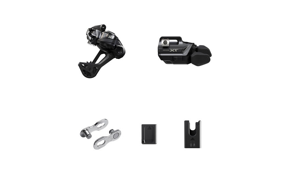 Važiuoklės atnaujinimo dalių komplektas Shimano XT Di2 RD-M8250 SGS + SW-M8250-IR I-Spec EV 1x12-speed 