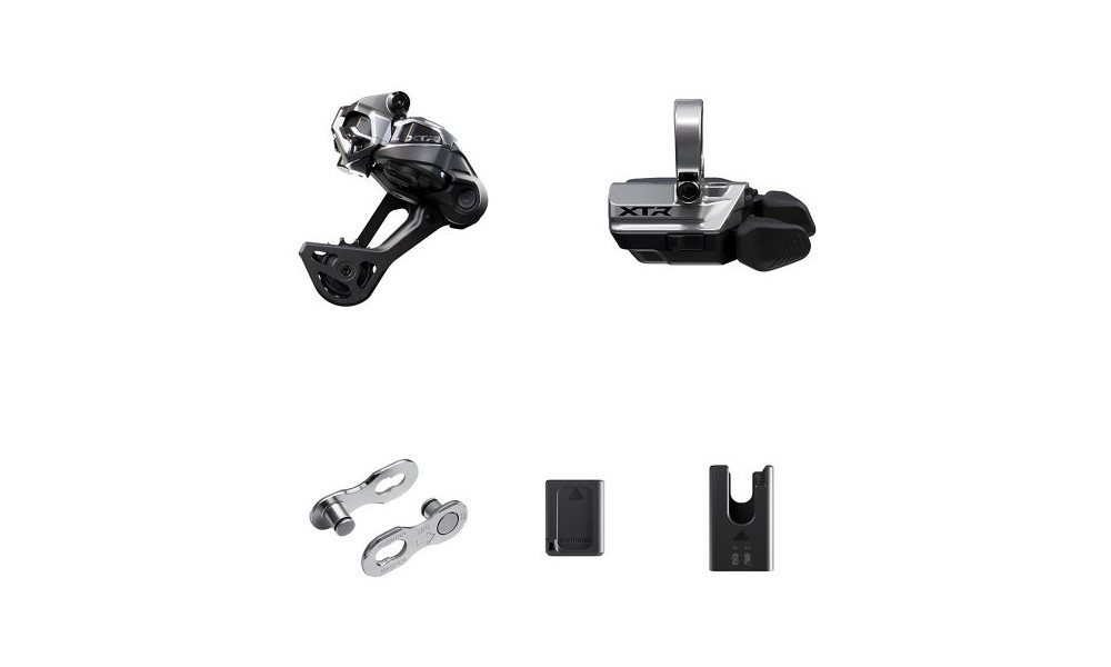 Važiuoklės atnaujinimo dalių komplektas Shimano XTR Di2 RD-M9250 SGS + SW-M9250-R clamp 1x12-speed 