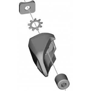 Pavarų perjungimo rankenėlės remonto komplektas Shimano SW-M9250-R Lever Y Unit