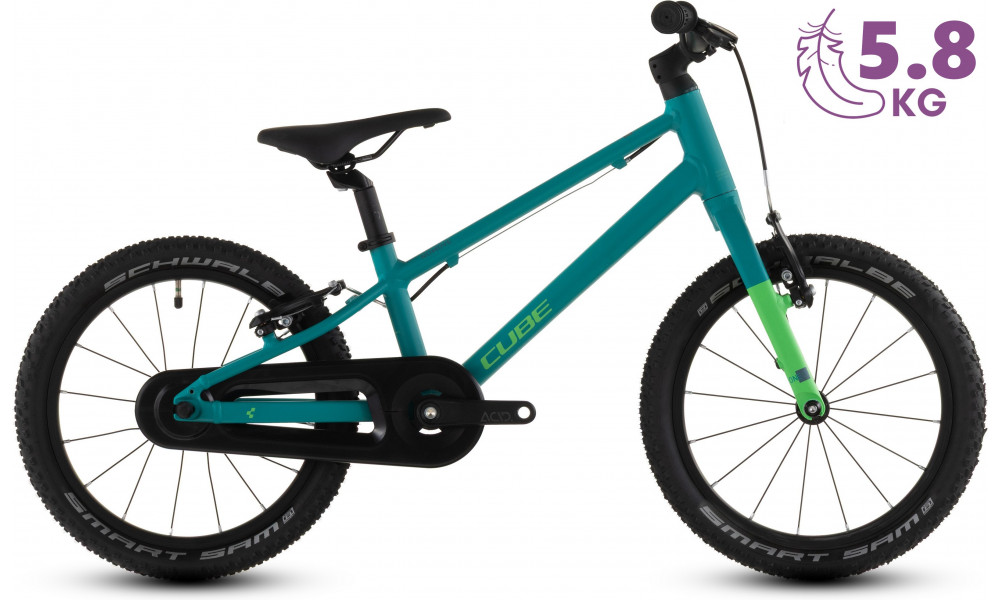 Dviratis Cube Numove 160 seagreen'n'green 2026 - 8