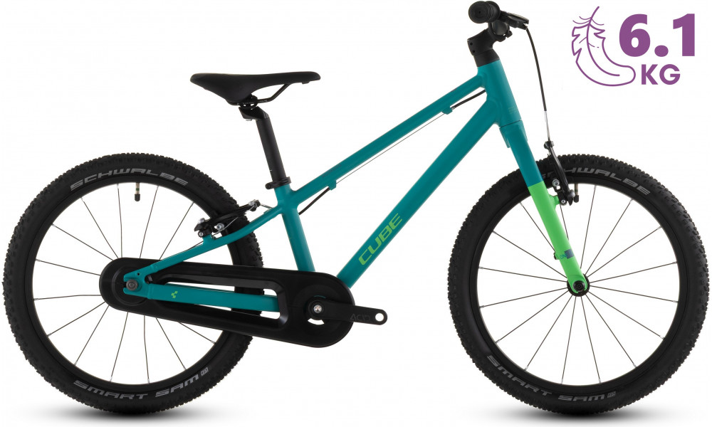 Dviratis Cube Numove 180 seagreen'n'green 2026 - 8