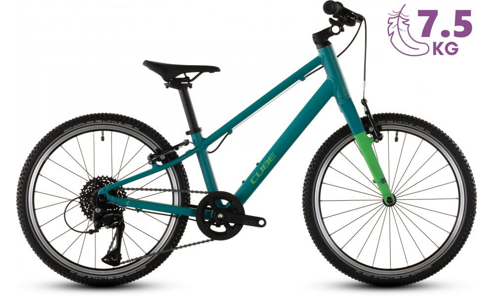 Dviratis Cube Numove 200 seagreen'n'green 2026 - 8