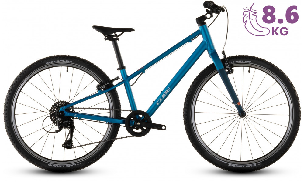 Dviratis Cube Numove 240 topasblue'n'nebula 2026 - 8