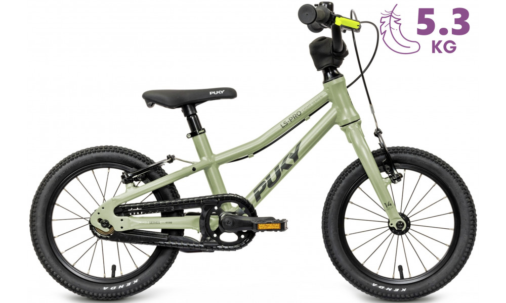 Dviratis PUKY LS-PRO 14 Alu mint green - 3