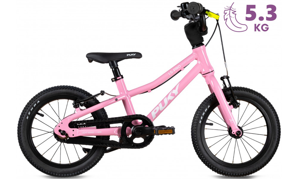 Dviratis PUKY LS-PRO 14 Alu LTD rose 
