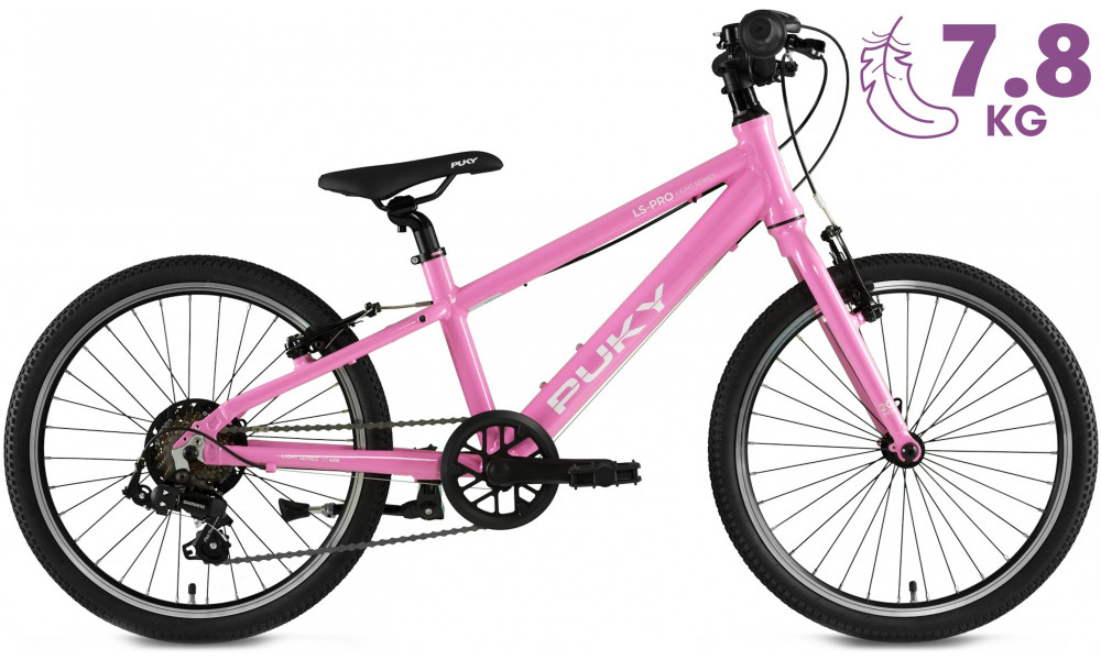 Dviratis PUKY LS-PRO 20 Alu LTD rose 