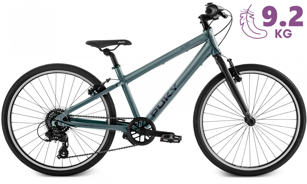 Dviratis PUKY LS-PRO 24-8 Alu ash blue/anthracite - 3