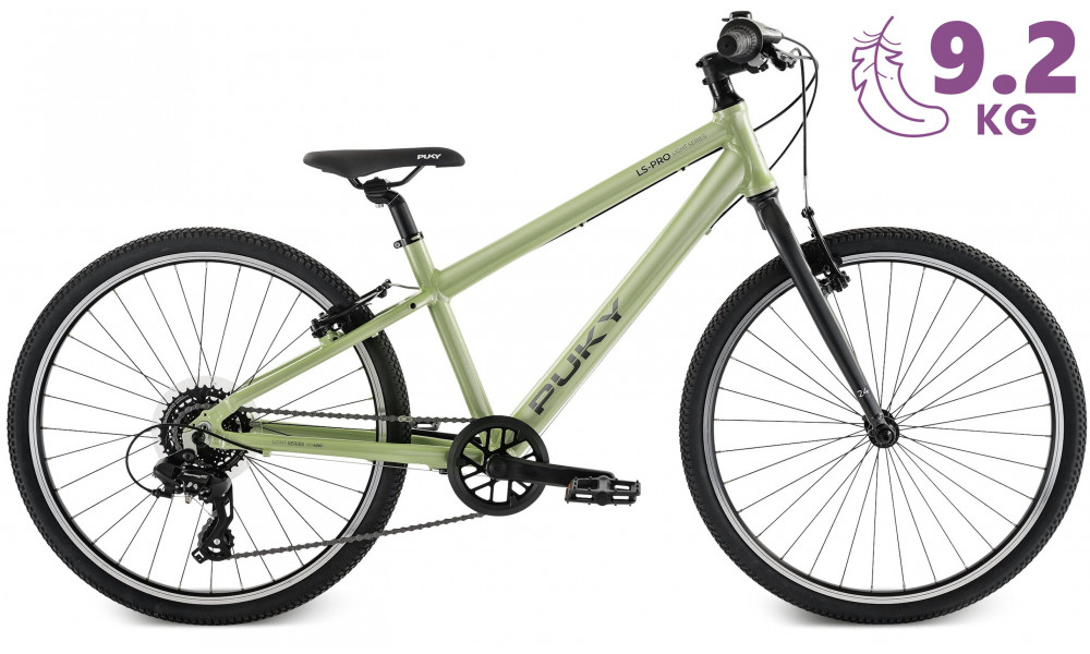 Dviratis PUKY LS-PRO 24-8 Alu mint green/anthracite - 3