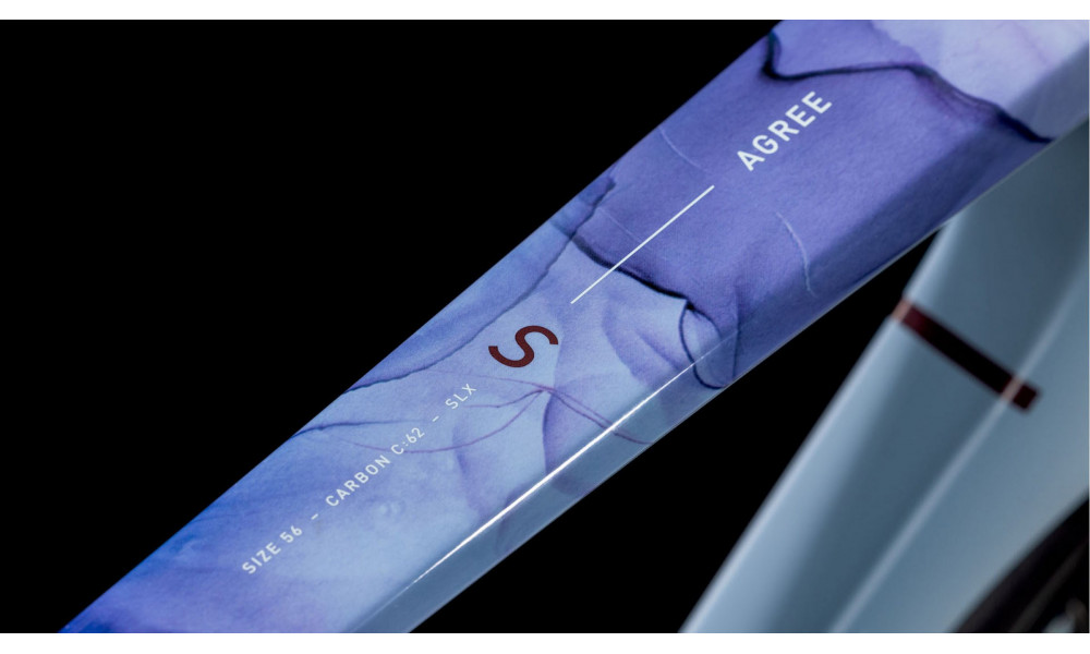 Dviratis Cube Agree C:62 SLX pigeonblue'n'art 2025 - 3