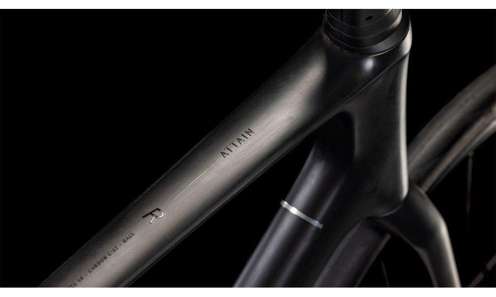 Dviratis Cube Attain C:62 Race blackline 2025 - 2