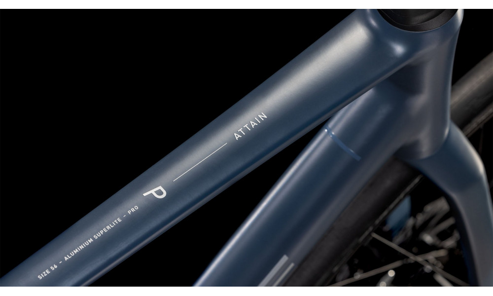 Dviratis Cube Attain Pro nightflight'n'grey 2025 - 2