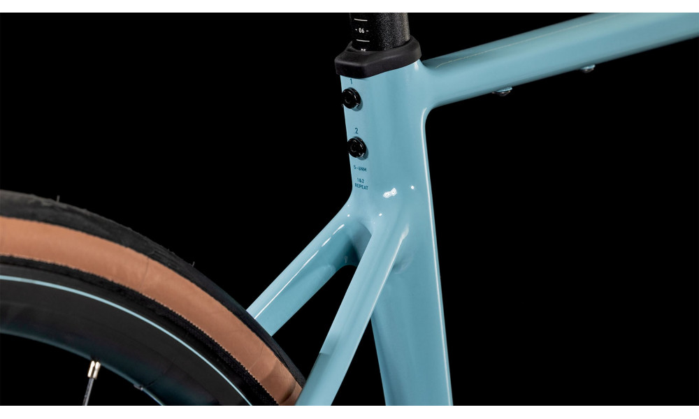 Dviratis Cube Attain Race tealgrey'n'ice 2025 - 3