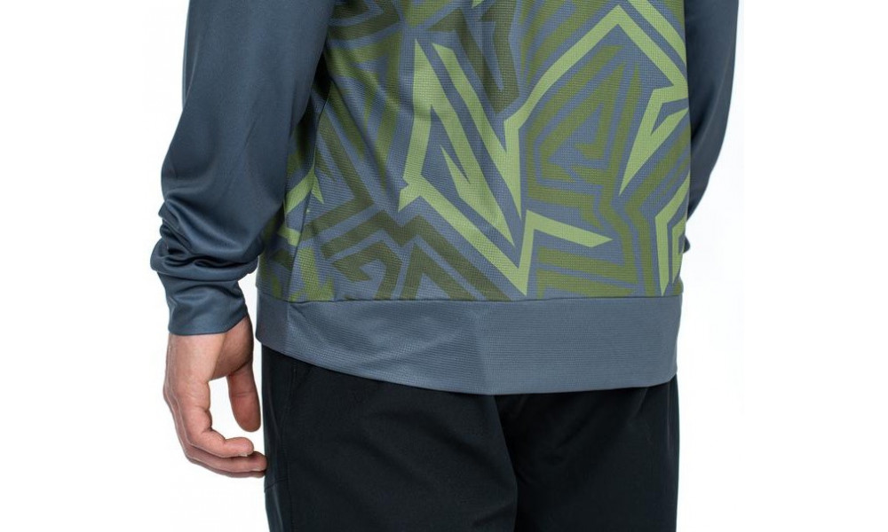 Dviratininko marškinėliai Cube ATX Round Neck TM L/S olive'n'grey - 5