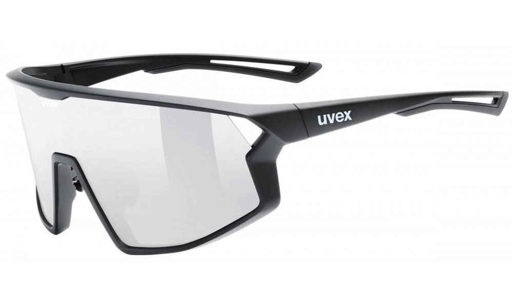 Akiniai Uvex skyryse black matt / mirror silver - 1