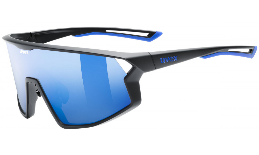 Akiniai Uvex skyryse black matt / mirror blue - 1