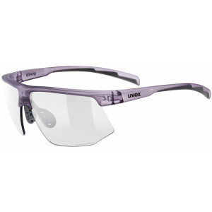 Glasses uvex aerios V purple matt trans / smoke