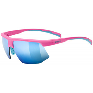 Glasses uvex aerios s pink matt / mirror blue