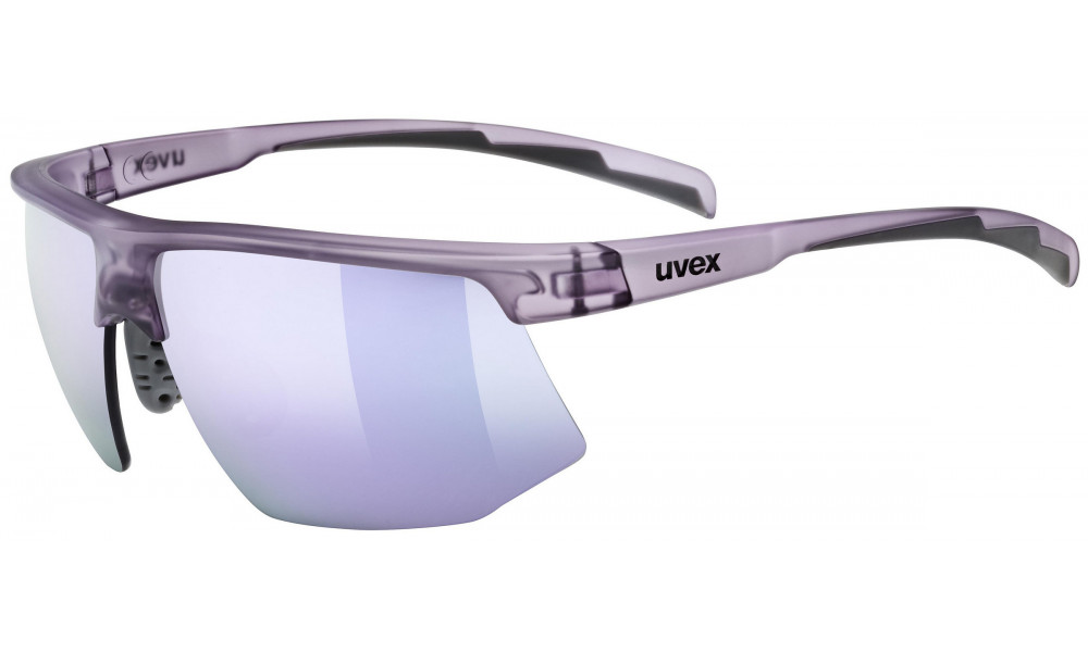 Glasses uvex aerios s purple matt trans / mirror purple - 1