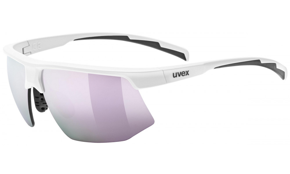 Glasses uvex aerios s white matt / mirror rose - 1