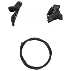 Diskiniai stabdžiai galiniai Shimano GRX Di2 ST-RX715 (R) + BR-RX410 (R) J-kit 1x12-speed