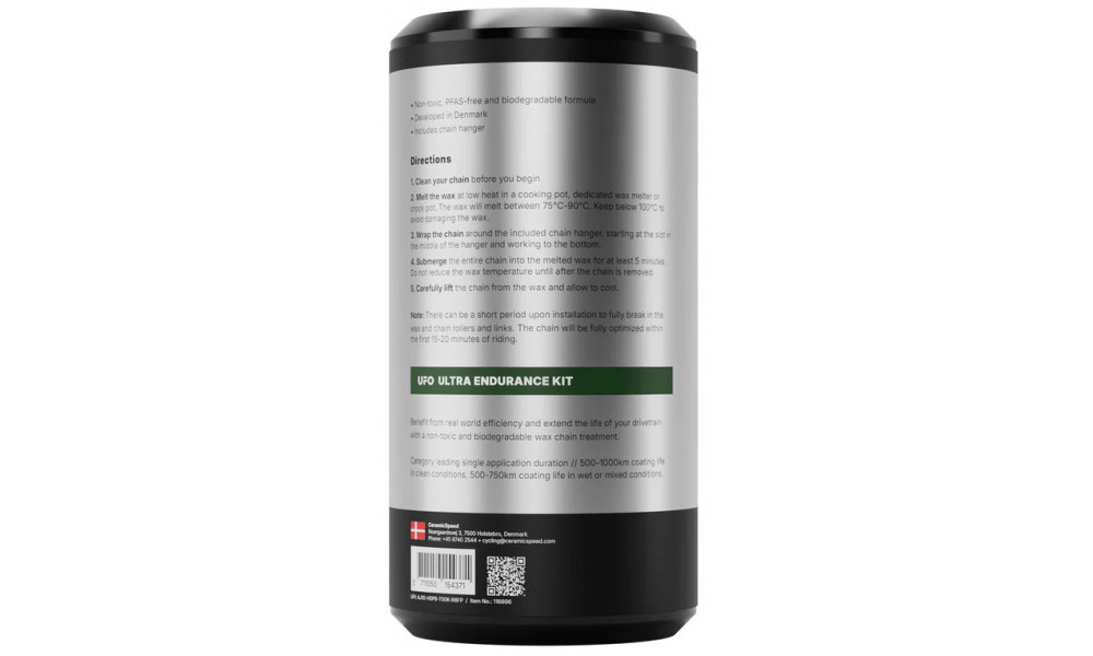Grandinės vaškavimo komplektas CeramicSpeed UFO Ultra Endurance Wax Kit - 2